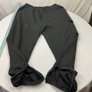 Black Jogger Pants with Drawstring Waist